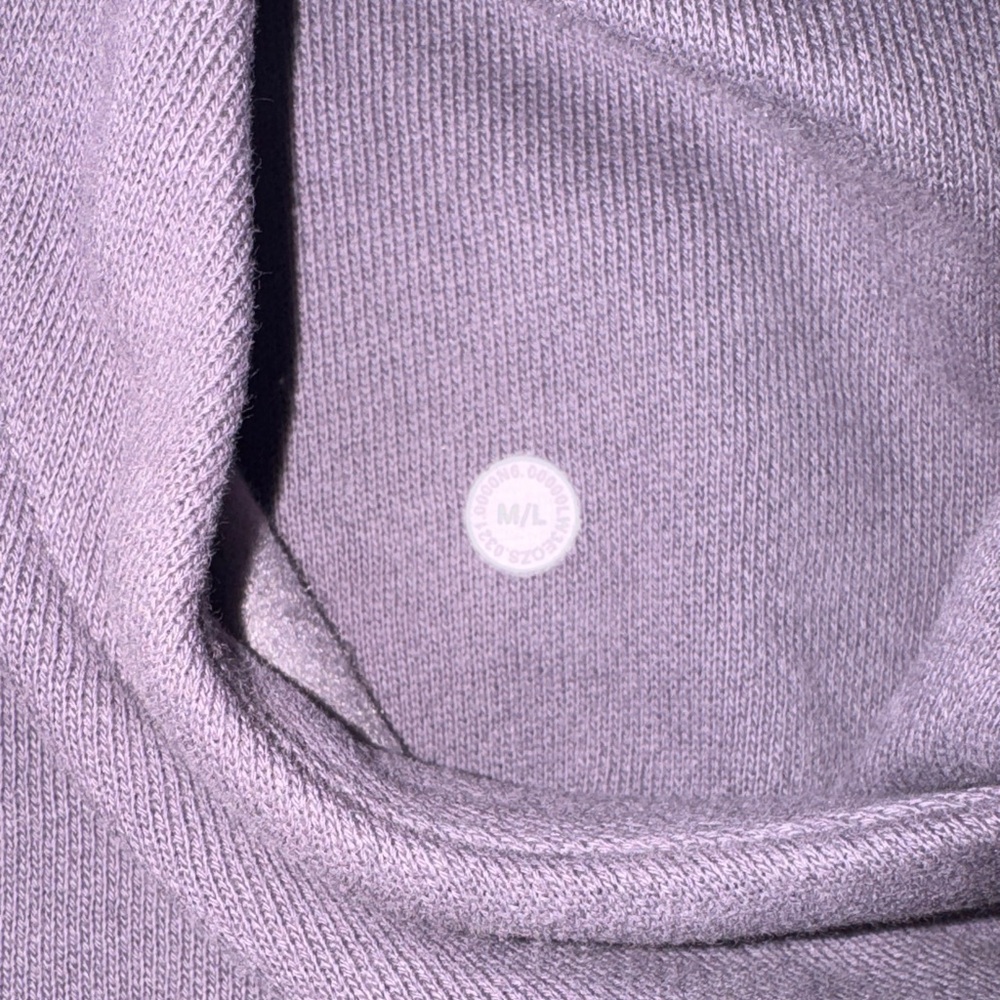 lululemon athletica Women's Full-Zip Scuba Oversized Hoodie in purple - Picture 2 of 2